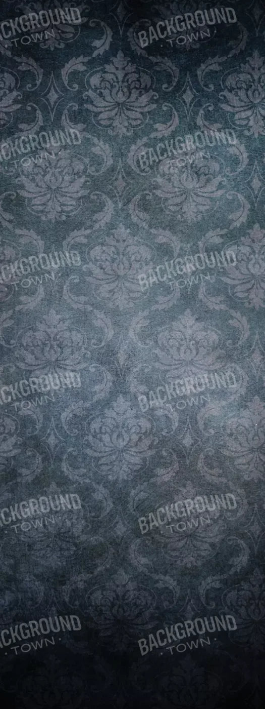 Midnight Damask 8X20 Ultracloth ( 96 X 240 Inch ) Backdrop