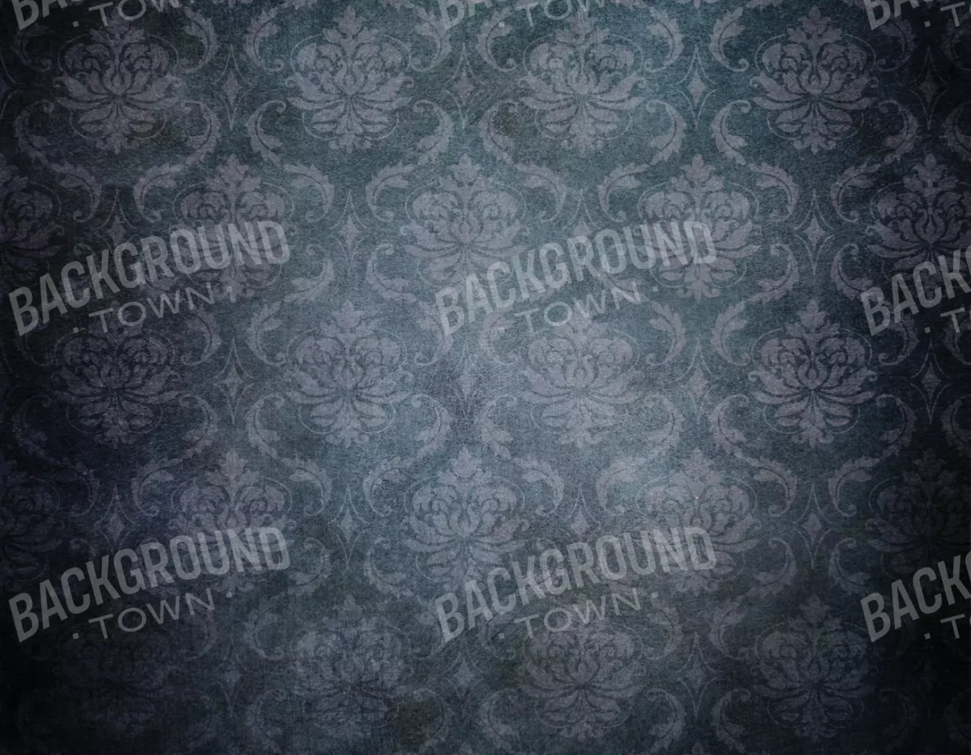 Midnight Damask 8X6 Fleece ( 96 X 72 Inch ) Backdrop