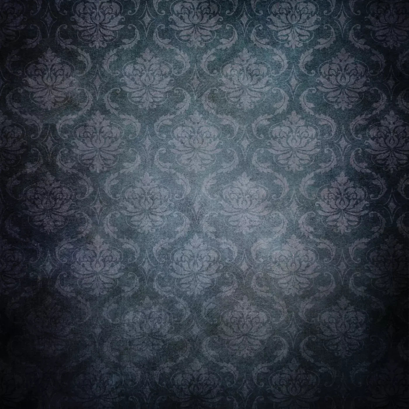 Midnight Damask 8X8 Fleece ( 96 X Inch ) Backdrop