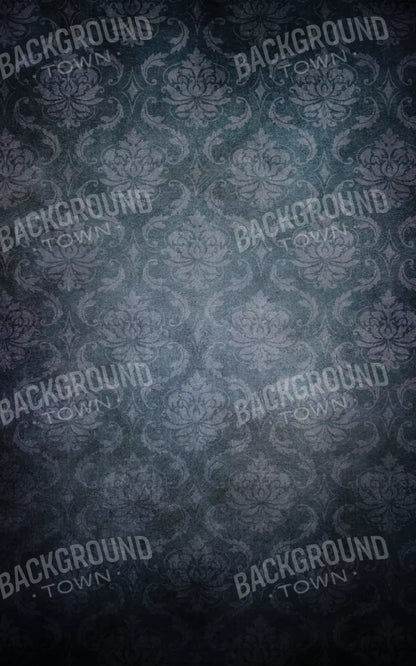 Midnight Damask 9X14 Ultracloth ( 108 X 168 Inch ) Backdrop