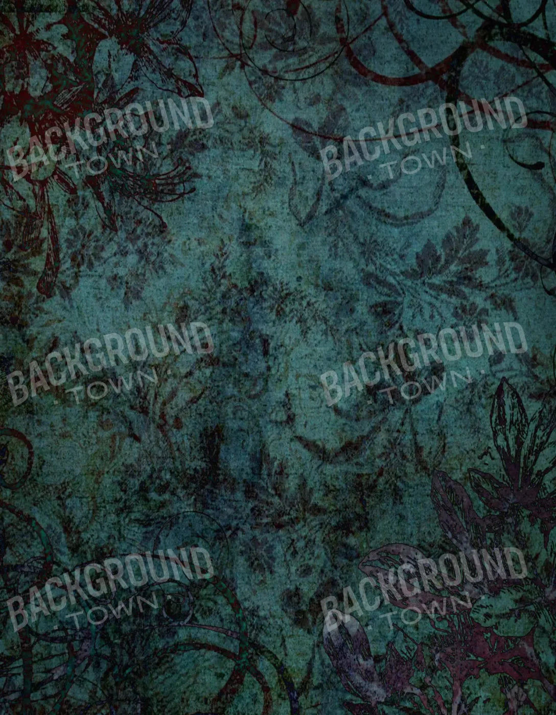 Midnight Forest 6X8 Fleece ( 72 X 96 Inch ) Backdrop