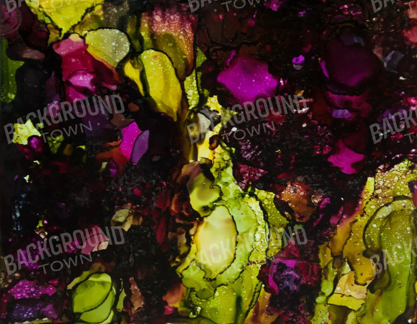 Midnight In Garden 8X6 Fleece ( 96 X 72 Inch ) Backdrop