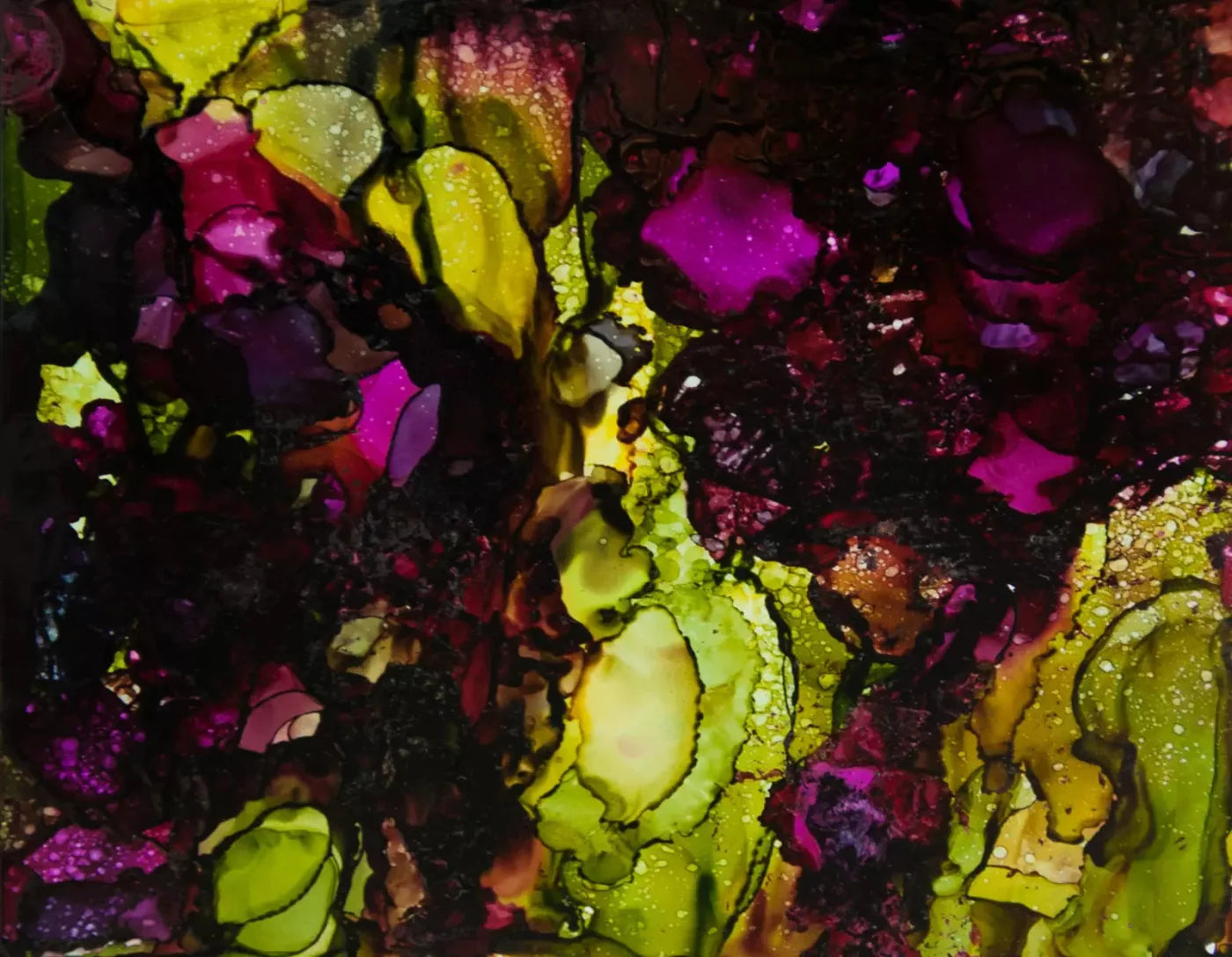 Midnight In Garden 8X6 Fleece ( 96 X 72 Inch ) Backdrop
