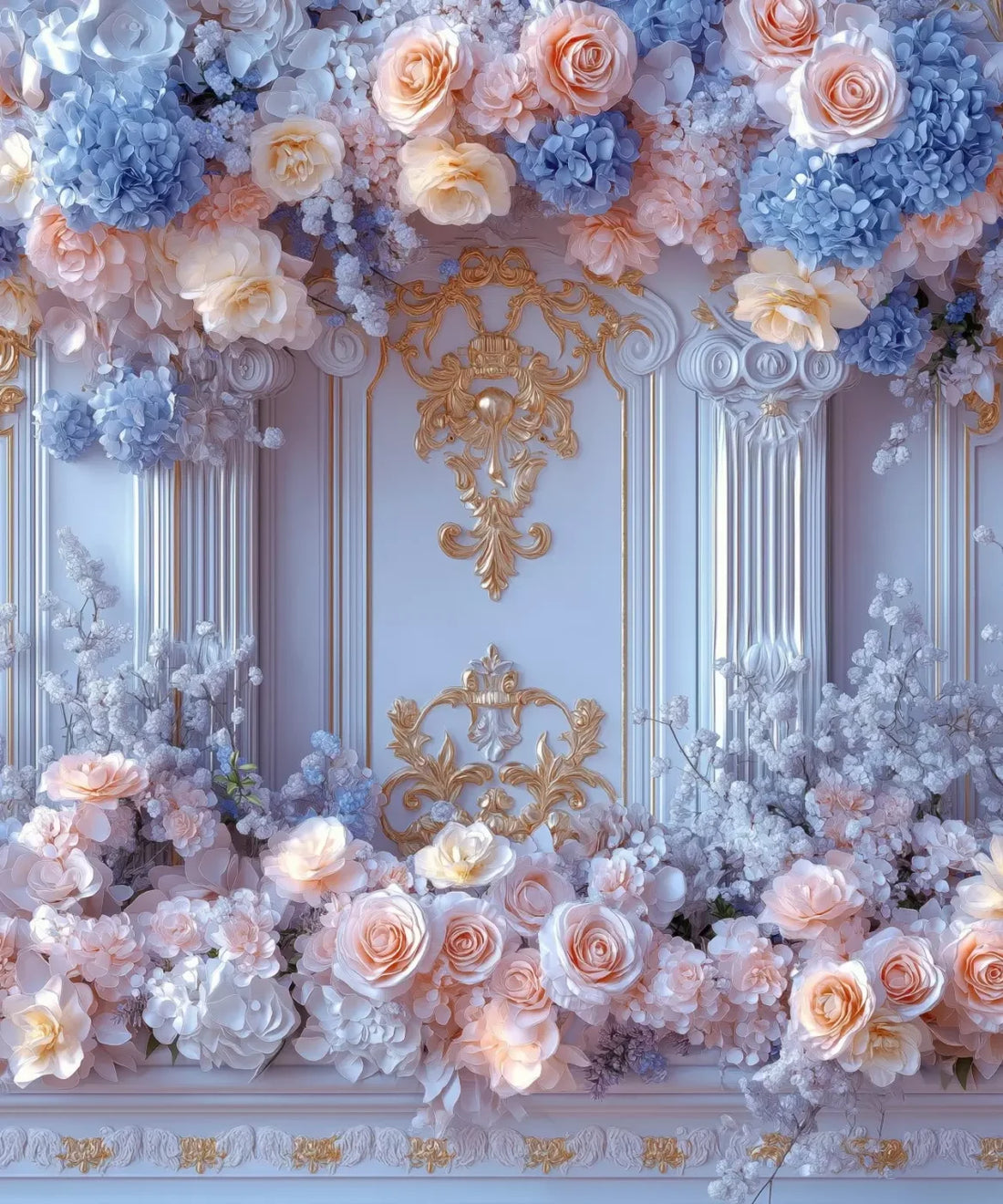 Purple Pink White  Backdrop for Photography