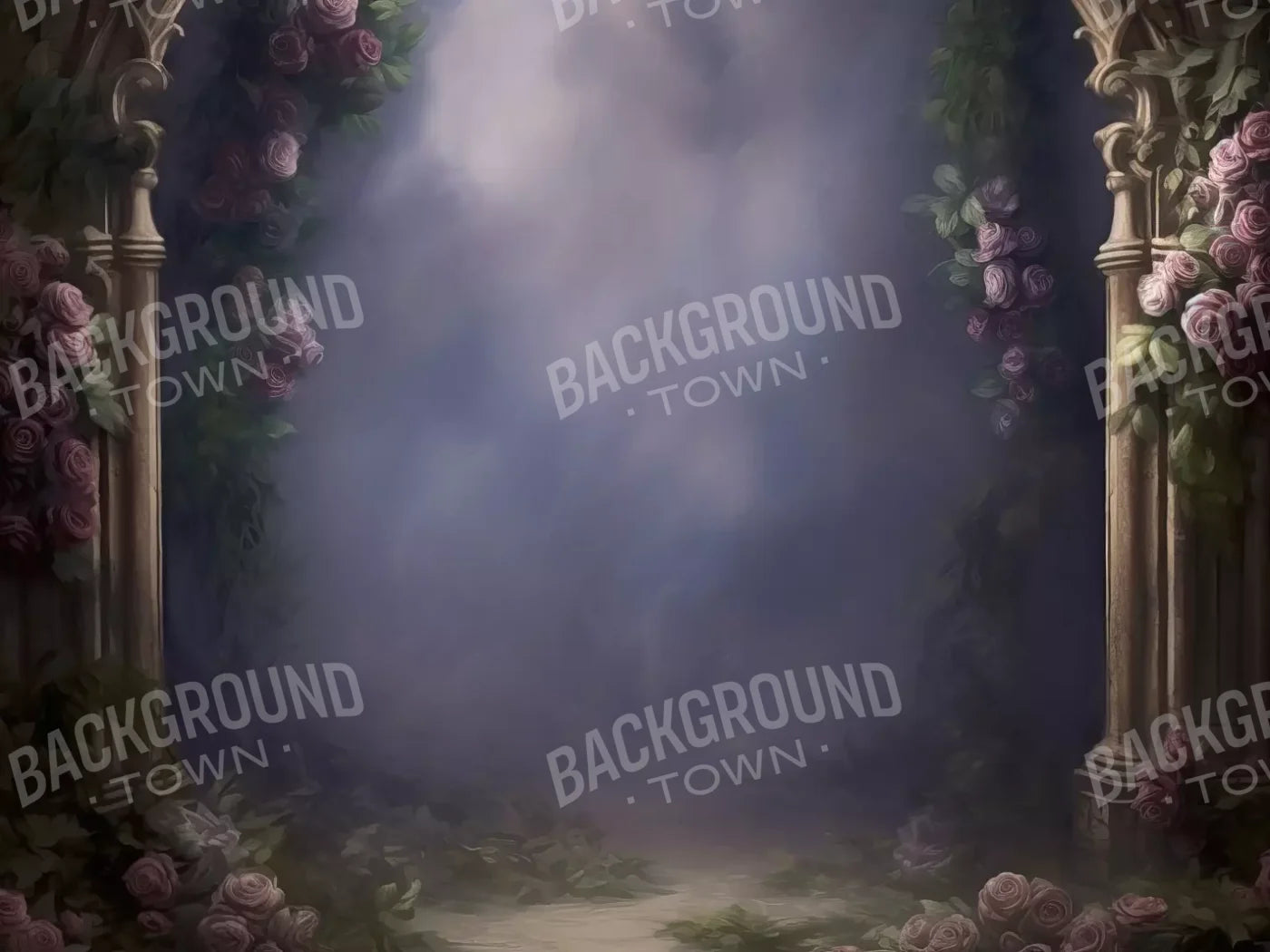 Midsummer Garden Ii 6’8X5’ Fleece (80 X 60 Inch) Backdrop