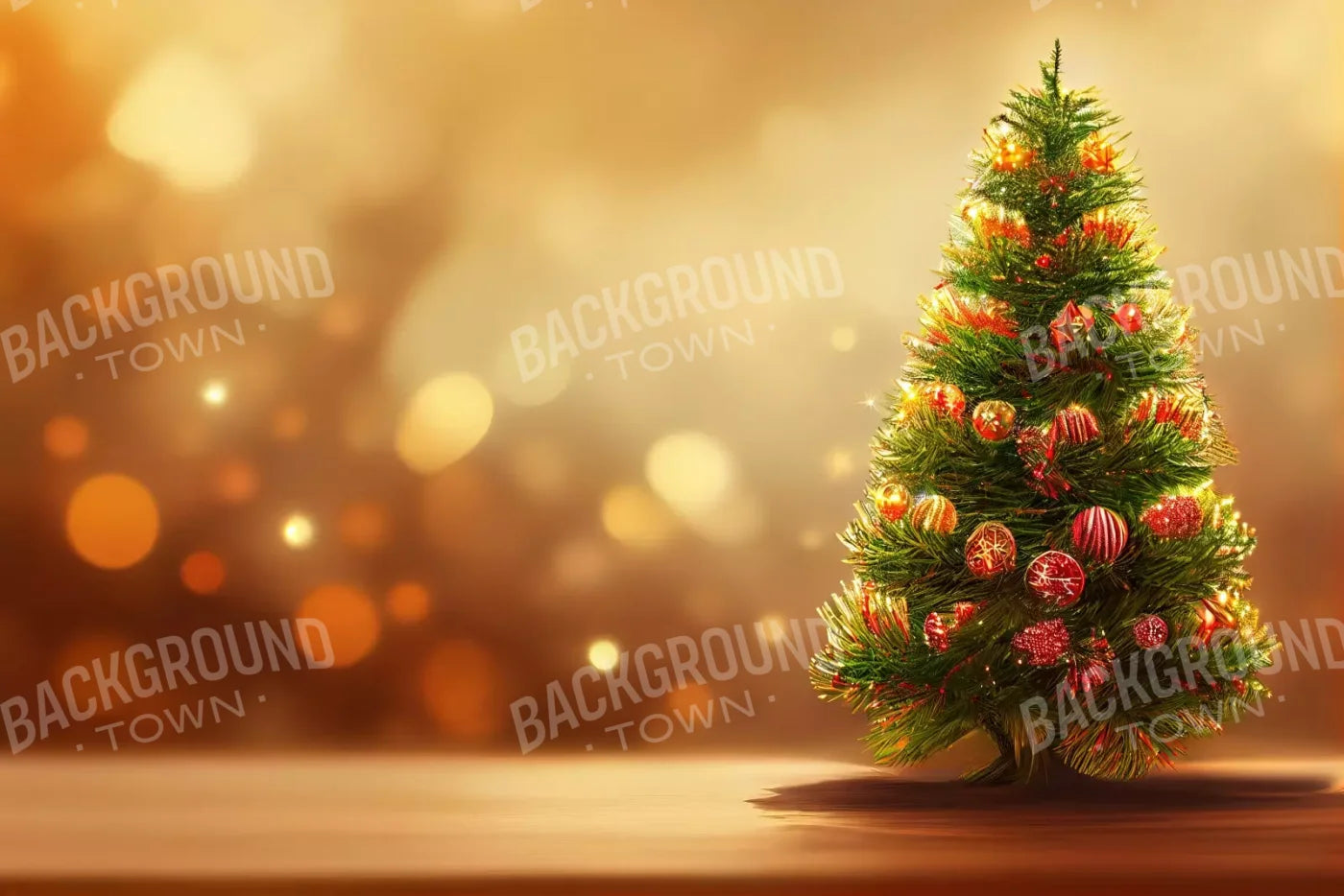 Mini Christmas Tree I 12’X8’ Ultracloth (144 X 96 Inch) Backdrop