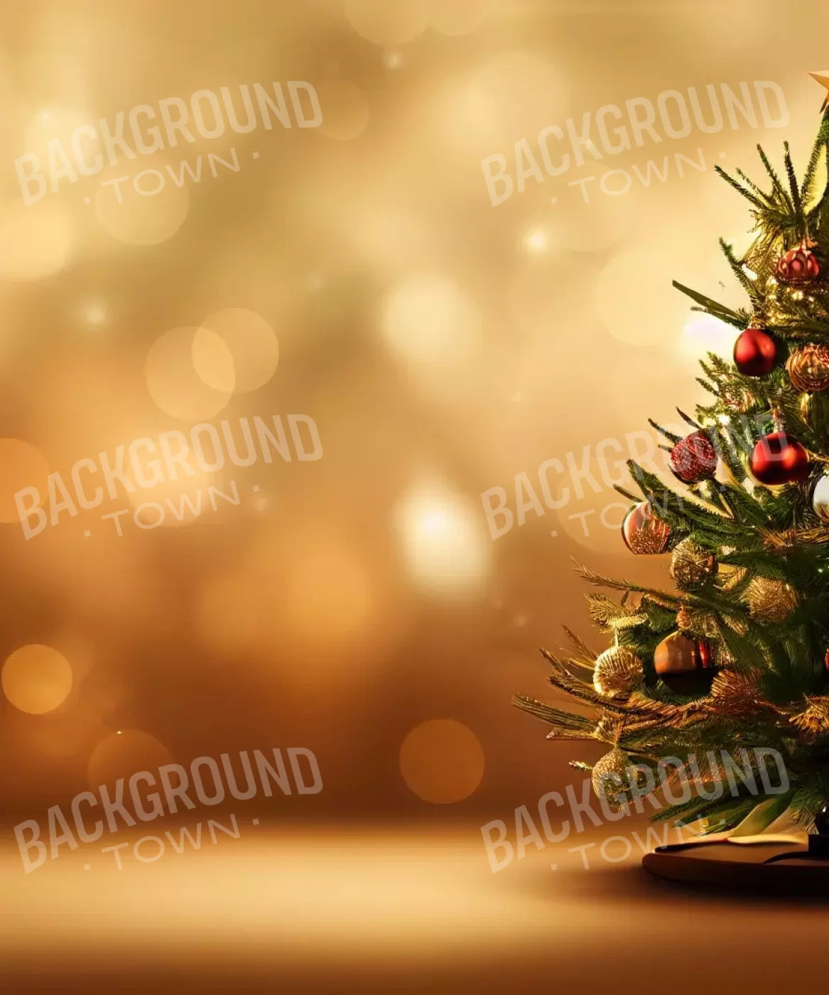 Mini Christmas Tree Ii 10’X12’ Ultracloth (120 X 144 Inch) Backdrop