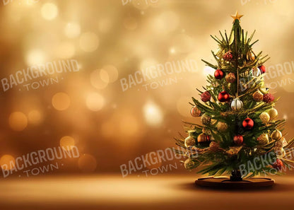 Mini Christmas Tree Ii 7’X5’ Ultracloth (84 X 60 Inch) Backdrop