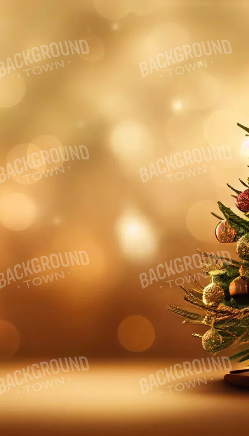 Mini Christmas Tree Ii 8’X14’ Ultracloth (96 X 168 Inch) Backdrop