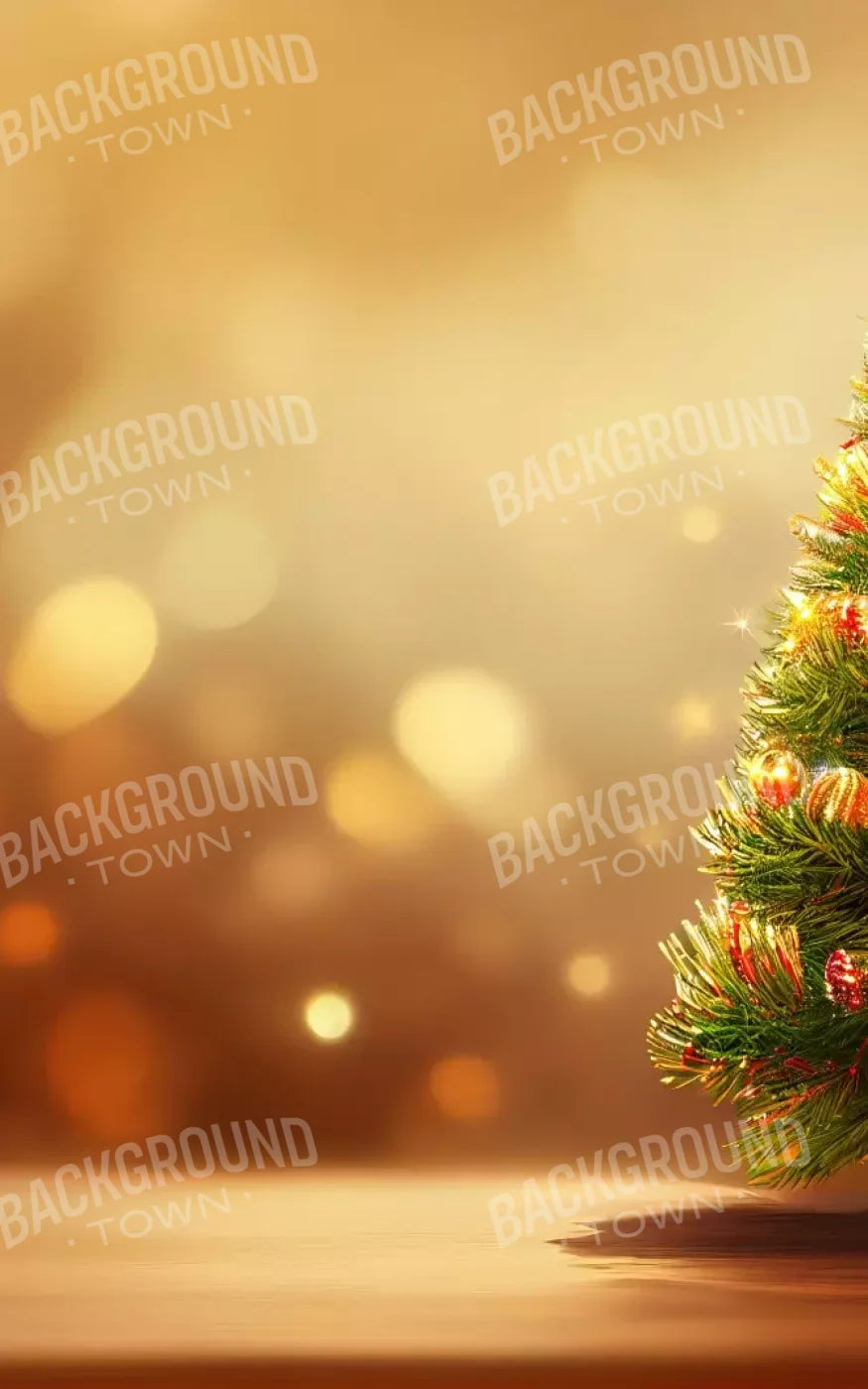 Mini Christmas Tree I 5’X8’ Ultracloth (60 X 96 Inch) Backdrop