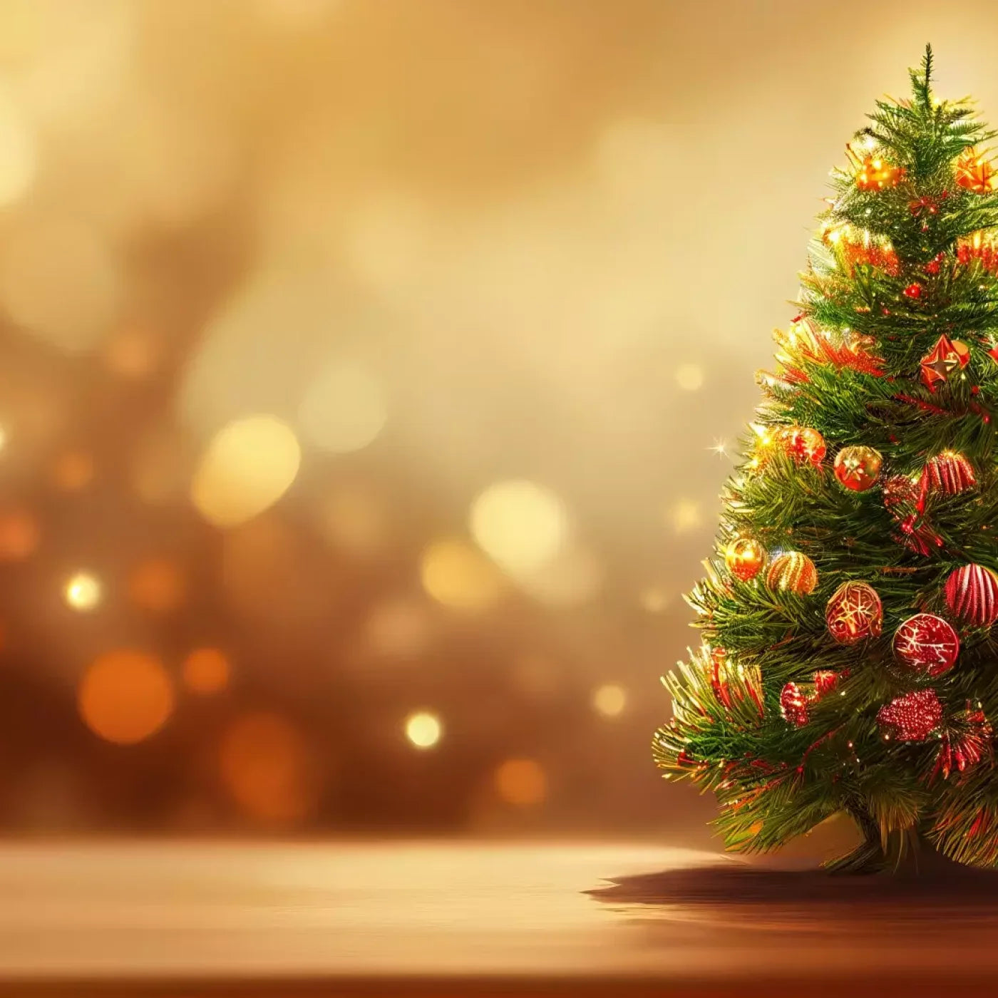 Mini Christmas Tree I 10’X10’ Ultracloth (120 X Inch) Backdrop