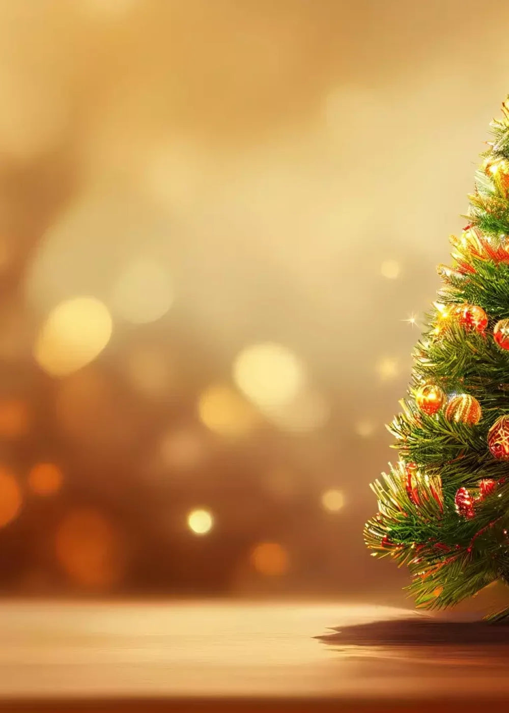 Mini Christmas Tree I 5’X7’ Ultracloth (60 X 84 Inch) Backdrop