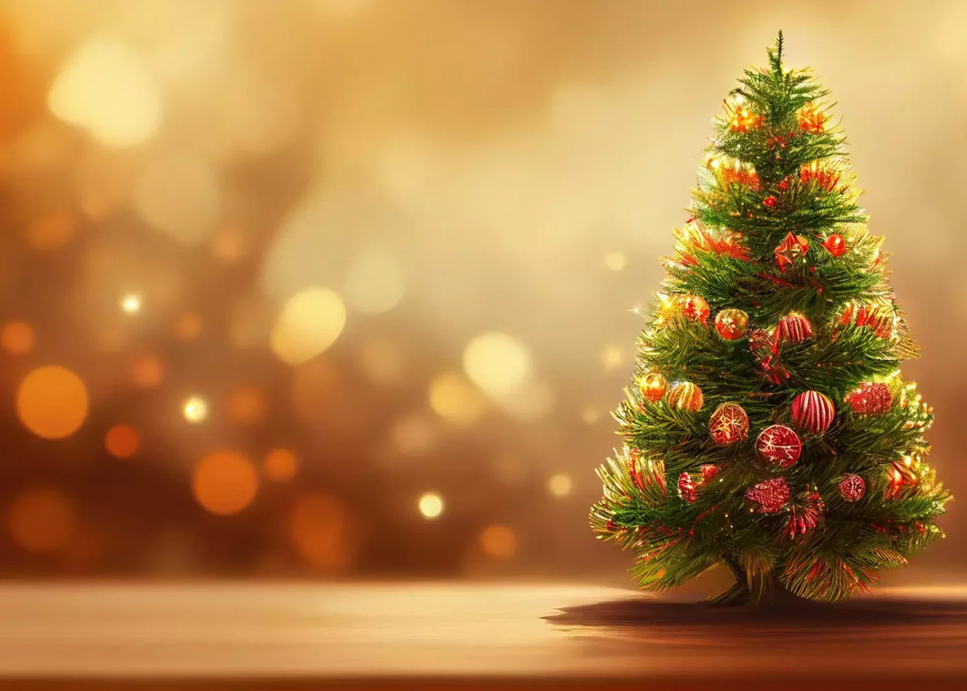 Mini Christmas Tree I 7’X5’ Ultracloth (84 X 60 Inch) Backdrop