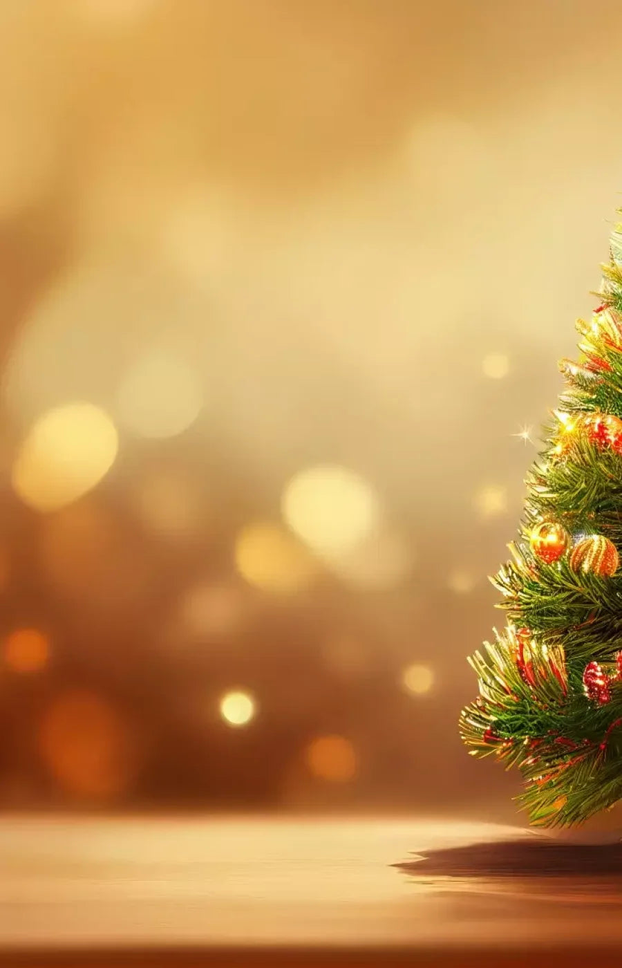 Mini Christmas Tree I 9’X14’ Ultracloth (108 X 168 Inch) Backdrop