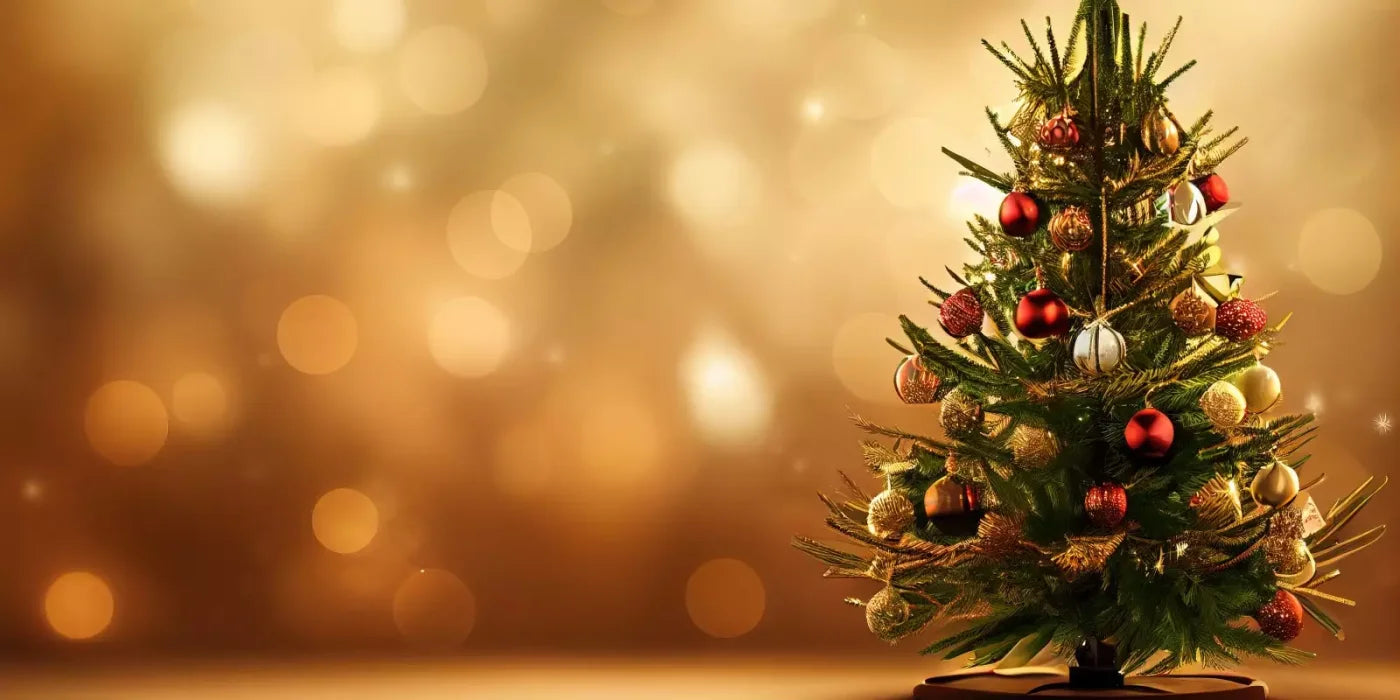 Mini Christmas Tree Ii 20’X10’ Ultracloth (240 X 120 Inch) Backdrop