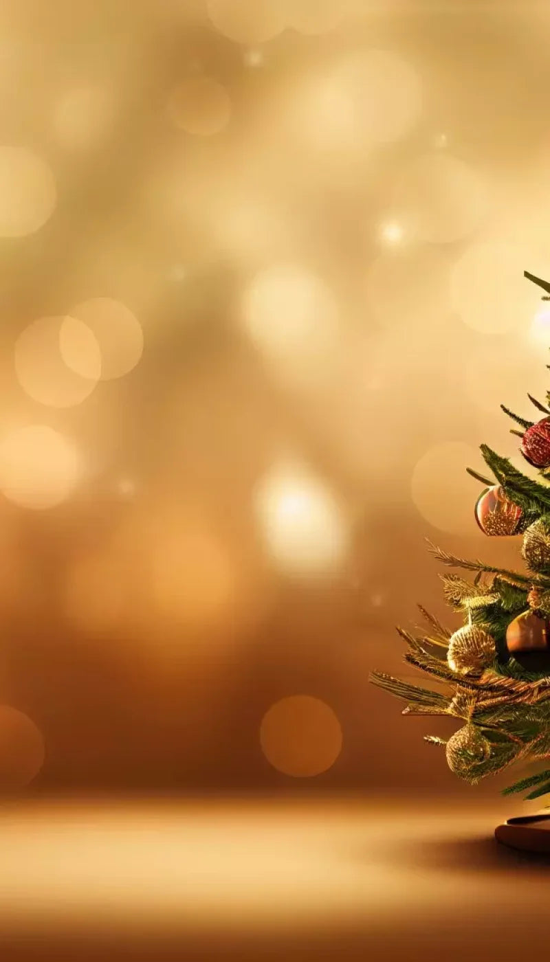 Mini Christmas Tree Ii 8’X14’ Ultracloth (96 X 168 Inch) Backdrop
