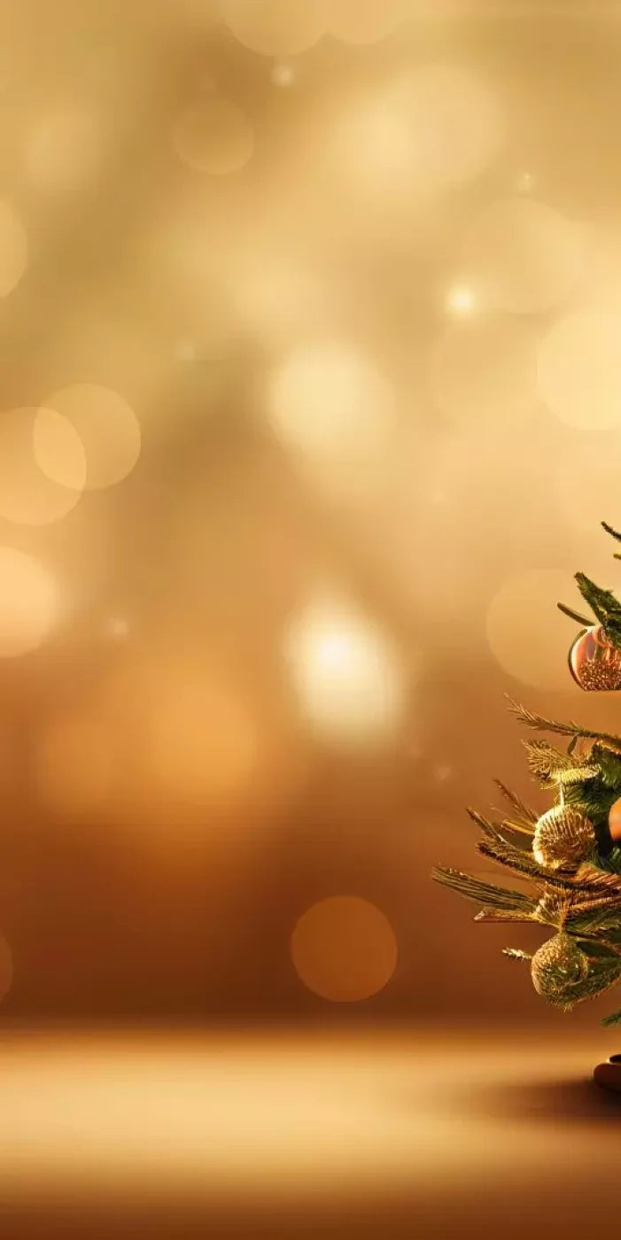 Mini Christmas Tree Ii 8’X16’ Ultracloth (96 X 192 Inch) Backdrop