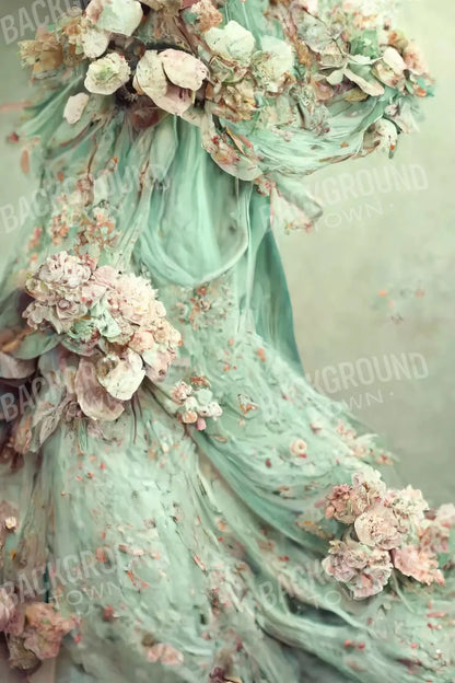 Mint Train 5X8 Ultracloth ( 60 X 96 Inch ) Backdrop