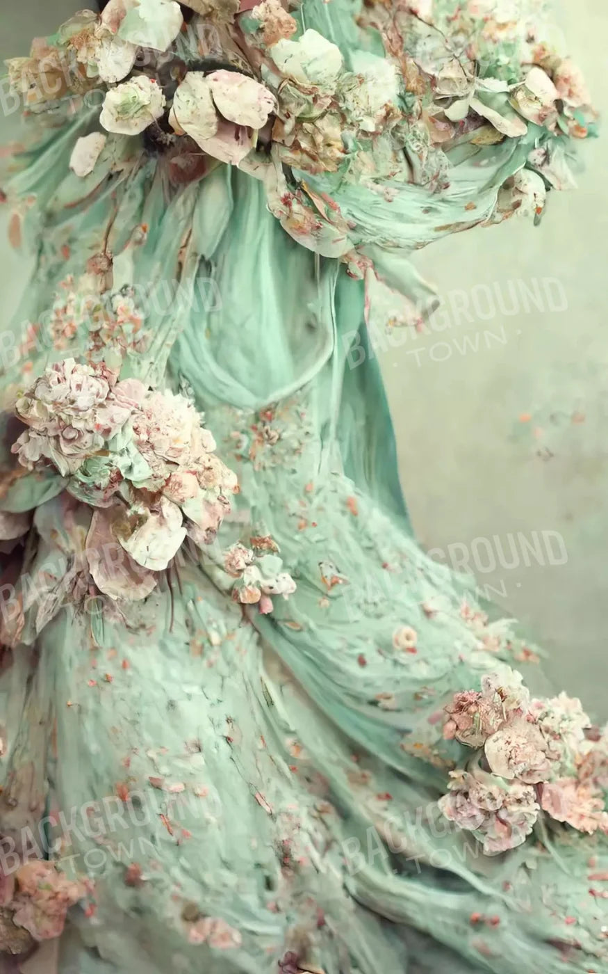 Mint Train 9X14 Ultracloth ( 108 X 168 Inch ) Backdrop