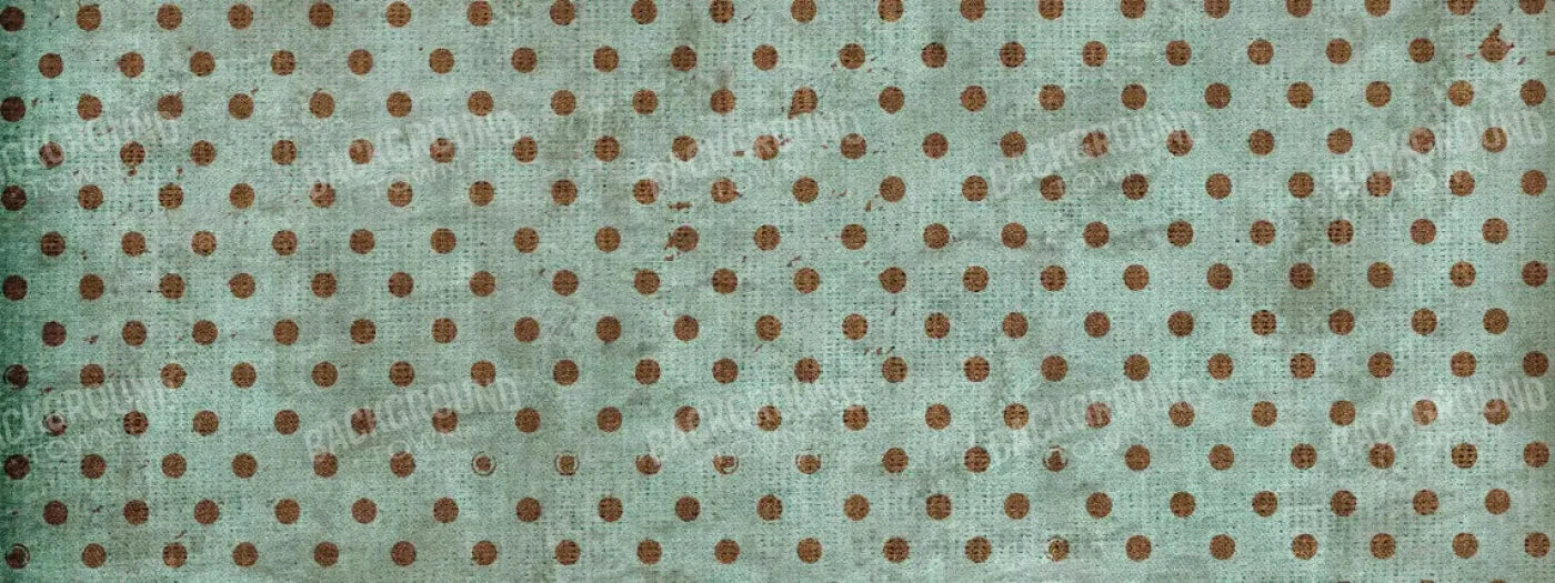 Minted Polka 20X8 Ultracloth ( 240 X 96 Inch ) Backdrop