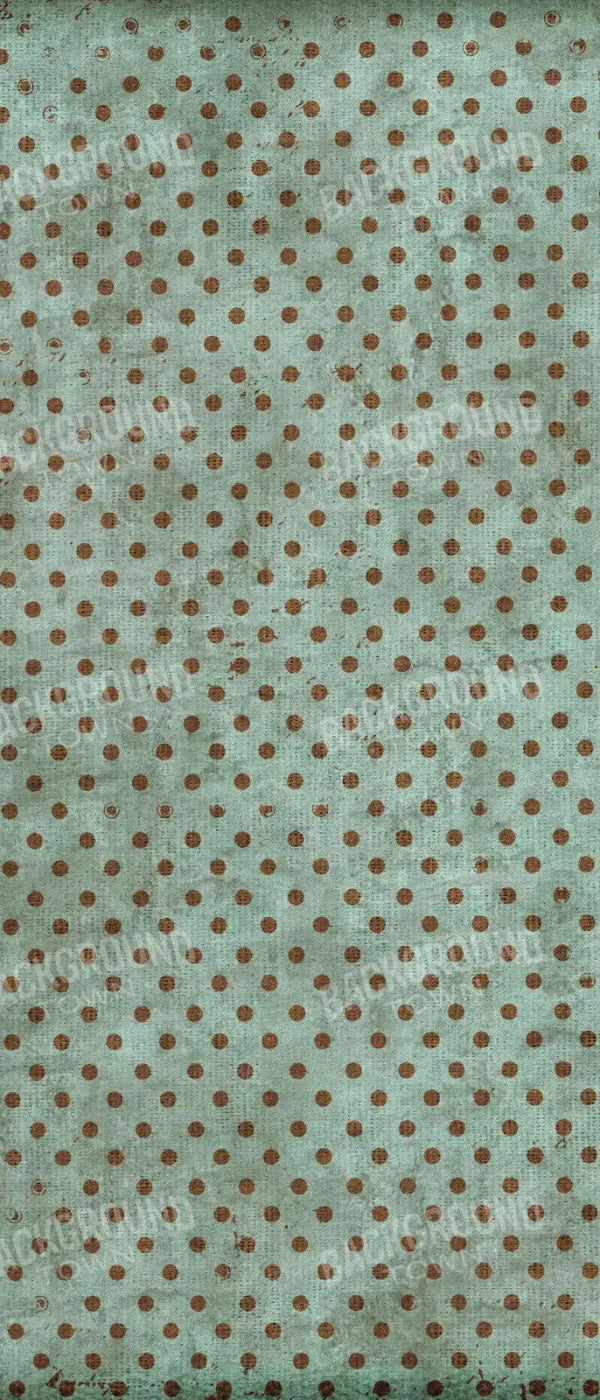 Minted Polka 5X12 Ultracloth For Westcott X-Drop ( 60 X 144 Inch ) Backdrop