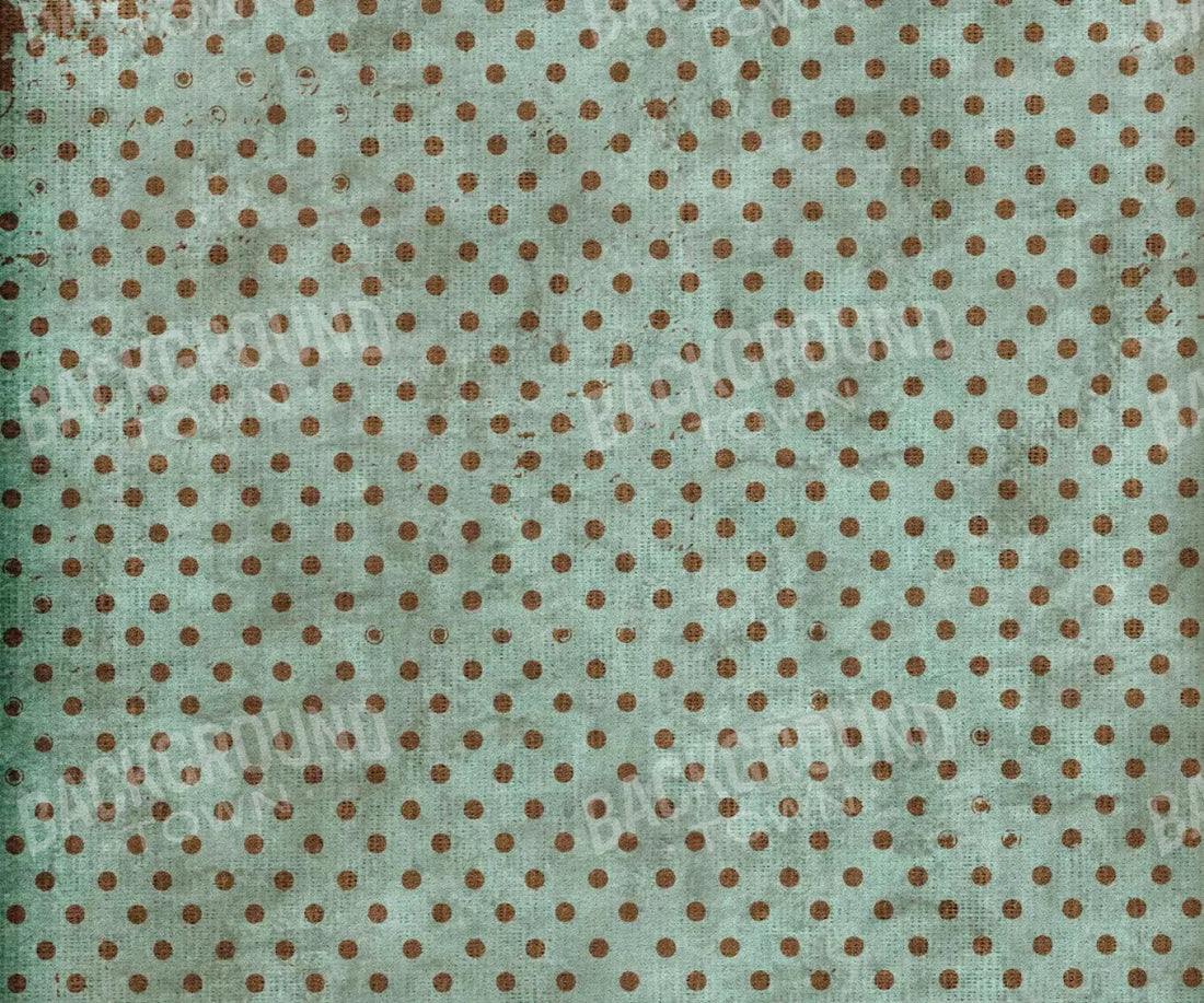 Minted Polka 5X42 Fleece ( 60 X 50 Inch ) Backdrop