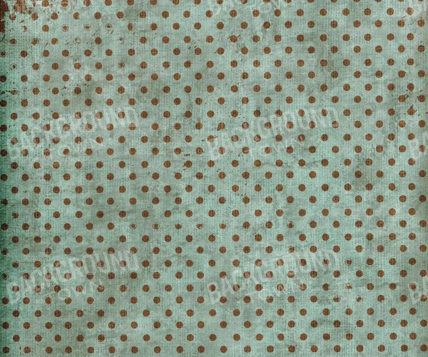 Minted Polka 5X42 Fleece ( 60 X 50 Inch ) Backdrop