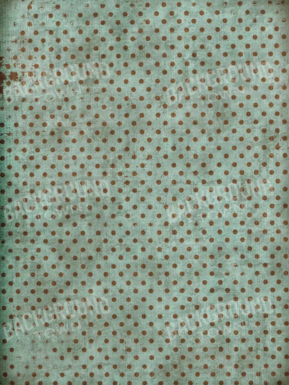 Minted Polka 5X7 Ultracloth ( 60 X 84 Inch ) Backdrop