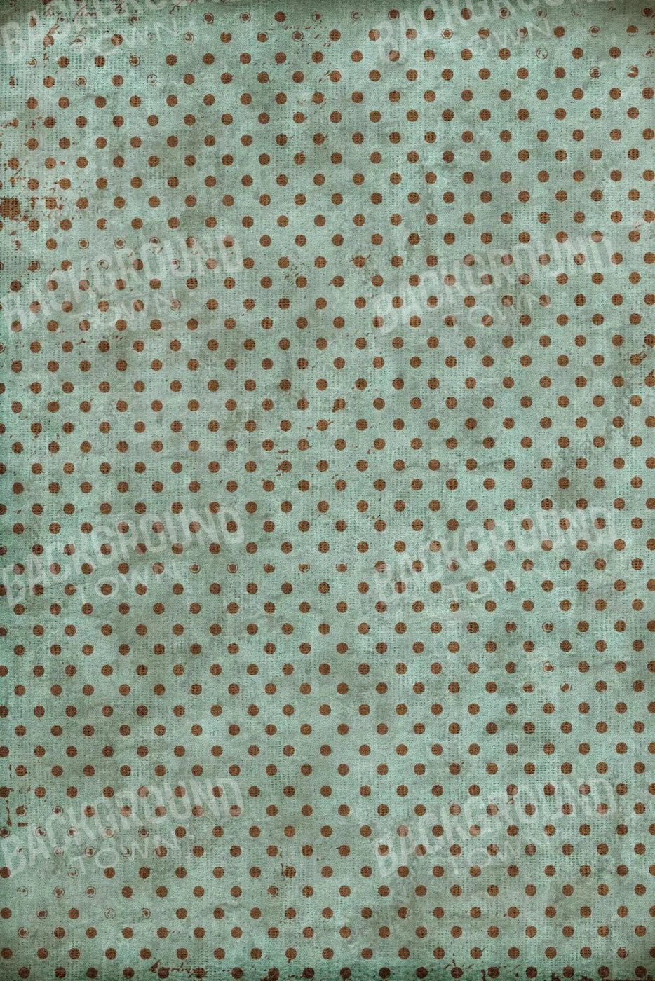 Minted Polka 5X8 Ultracloth ( 60 X 96 Inch ) Backdrop