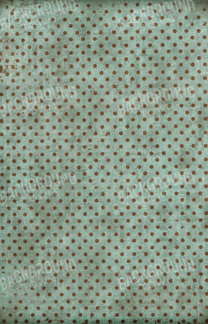 Minted Polka 8X12 Ultracloth ( 96 X 144 Inch ) Backdrop