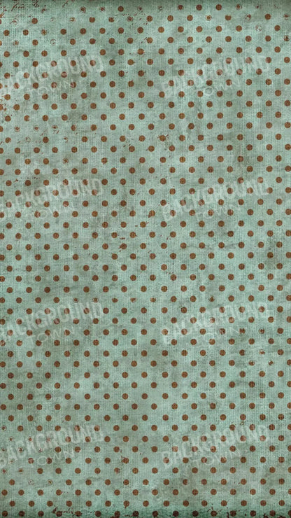 Minted Polka 8X14 Ultracloth ( 96 X 168 Inch ) Backdrop