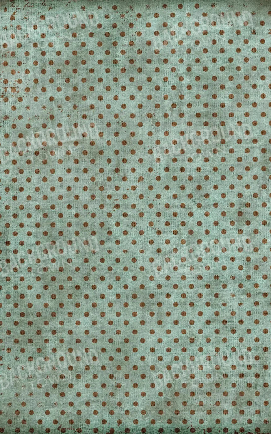 Minted Polka 9X14 Ultracloth ( 108 X 168 Inch ) Backdrop