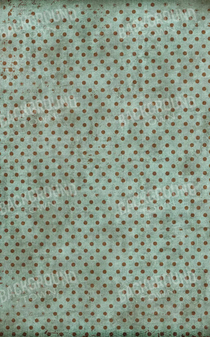 Minted Polka 9X14 Ultracloth ( 108 X 168 Inch ) Backdrop