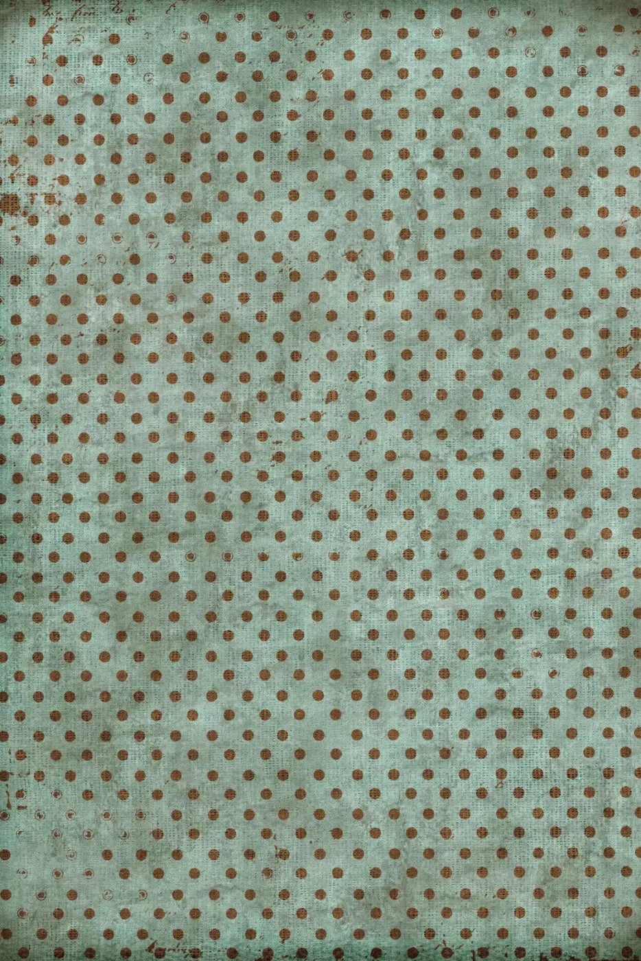 Minted Polka 4X5 Rubbermat Floor ( 48 X 60 Inch ) Backdrop