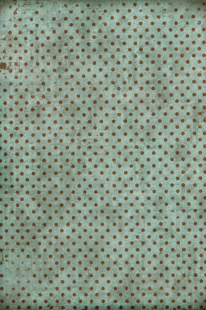 Minted Polka 4X5 Rubbermat Floor ( 48 X 60 Inch ) Backdrop
