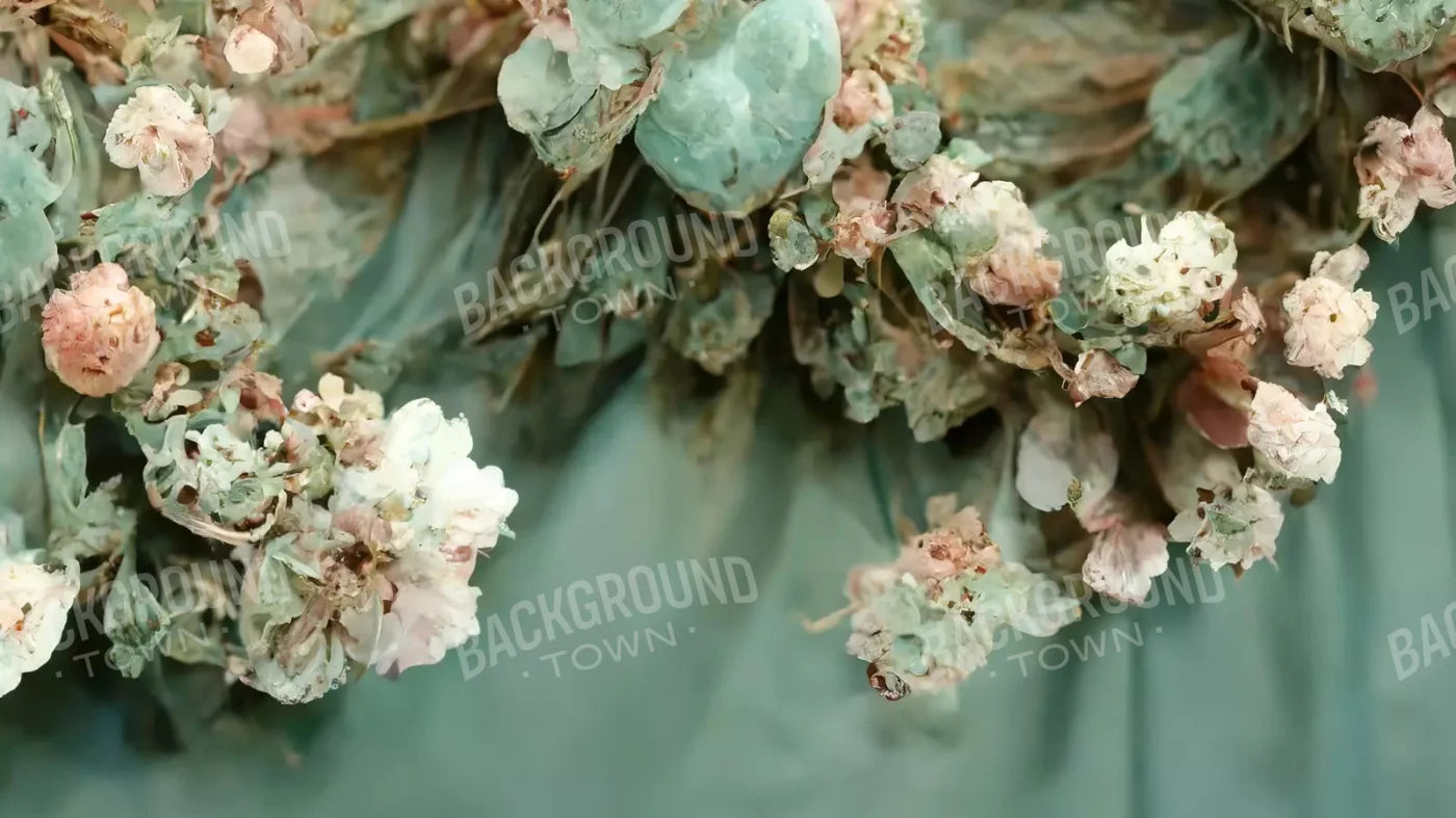 Mintly Ever After 14X8 Ultracloth ( 168 X 96 Inch ) Backdrop