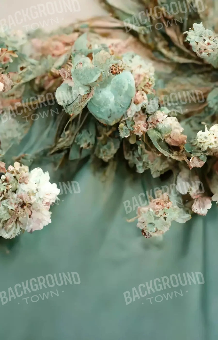 Mintly Ever After 8X12 Ultracloth ( 96 X 144 Inch ) Backdrop