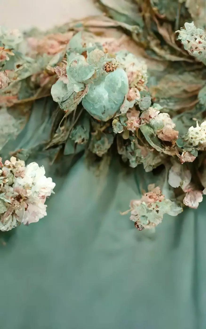 Mintly Ever After 9X14 Ultracloth ( 108 X 168 Inch ) Backdrop
