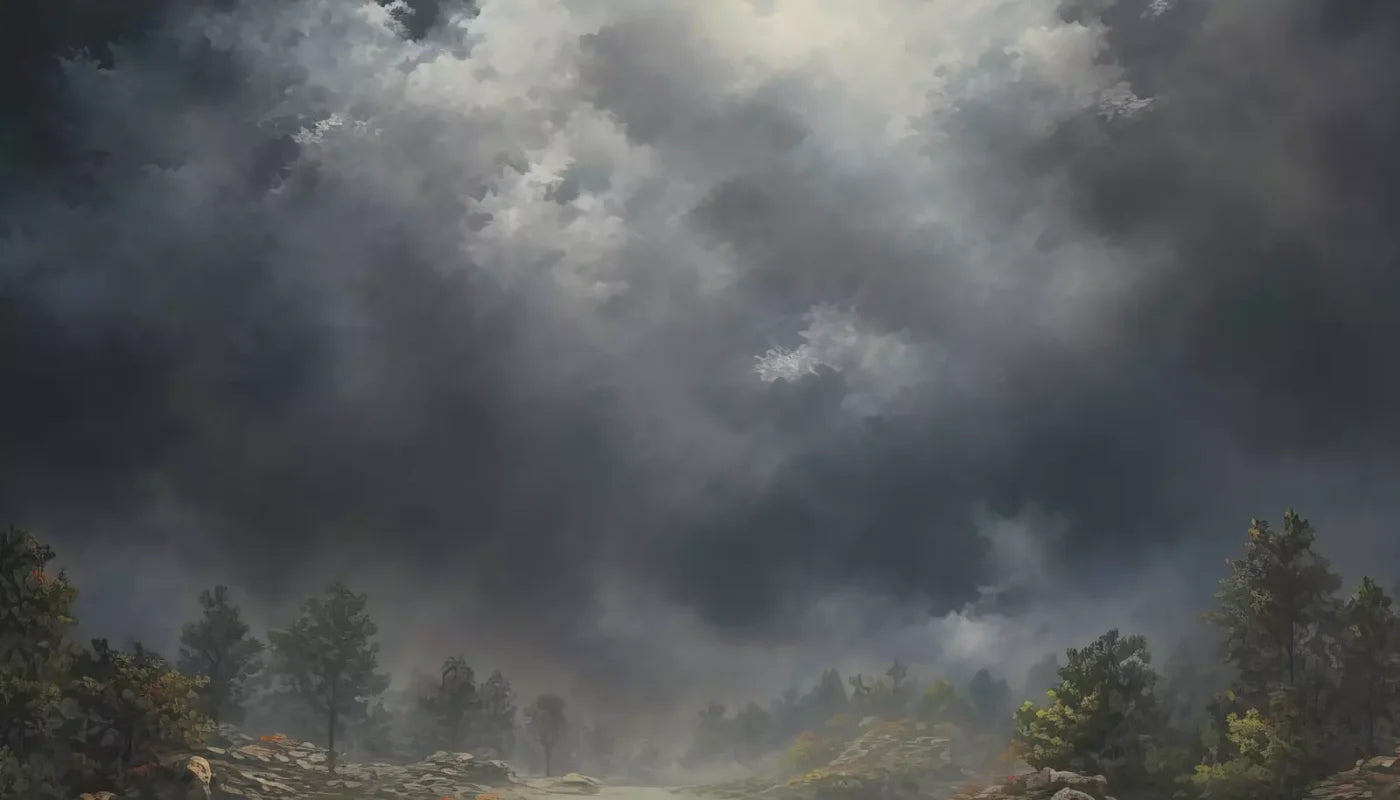 Misty Autumn Valley 14’X8’ Ultracloth (168 X 96 Inch) Backdrop