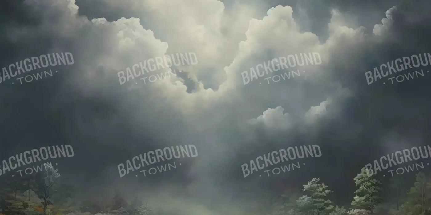 Misty Autumn Valley Ii 16’X8’ Ultracloth (192 X 96 Inch) Backdrop