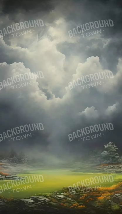 Misty Autumn Valley Ii 8’X14’ Ultracloth (96 X 168 Inch) Backdrop