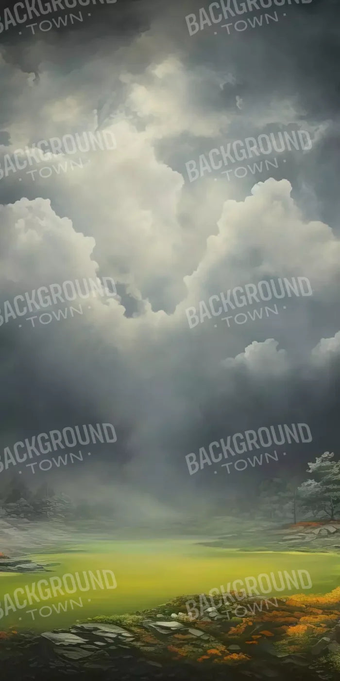 Misty Autumn Valley Ii 8’X16’ Ultracloth (96 X 192 Inch) Backdrop