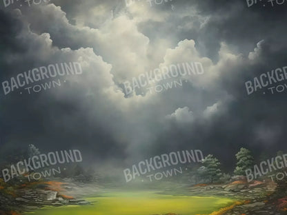 Misty Autumn Valley Ii 8’X6’ Fleece (96 X 72 Inch) Backdrop
