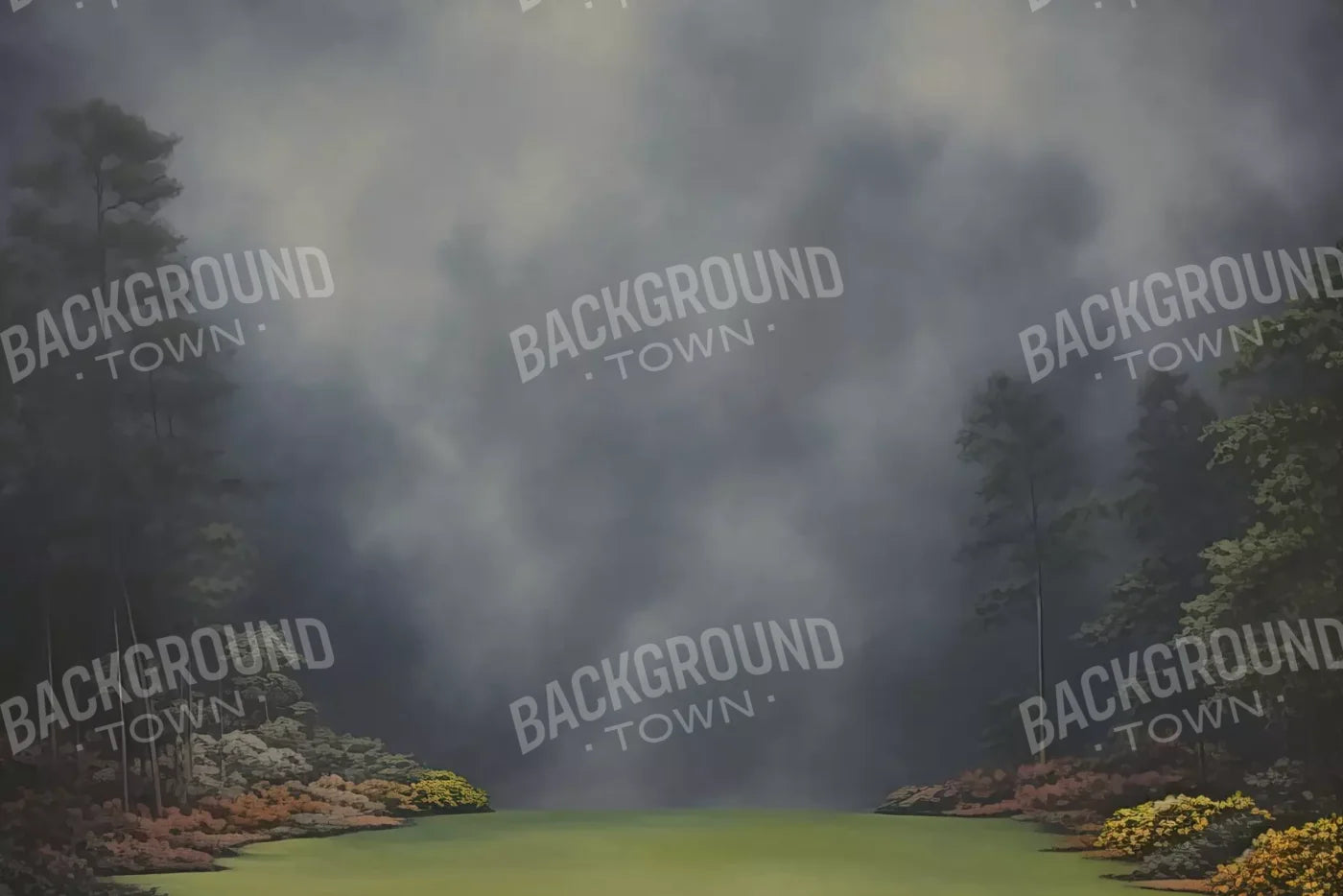 Misty Autumn Valley Iii 12’X8’ Ultracloth (144 X 96 Inch) Backdrop