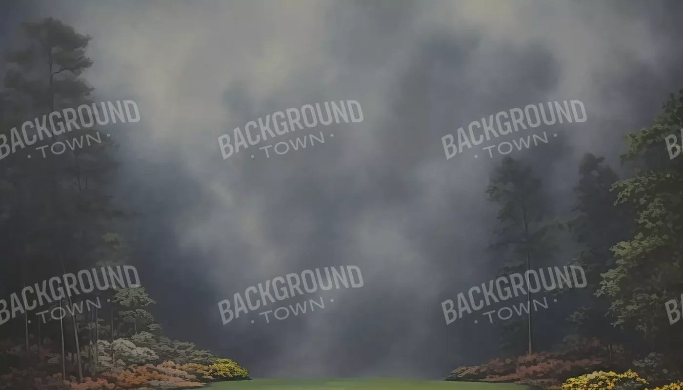 Misty Autumn Valley Iii 14’X8’ Ultracloth (168 X 96 Inch) Backdrop