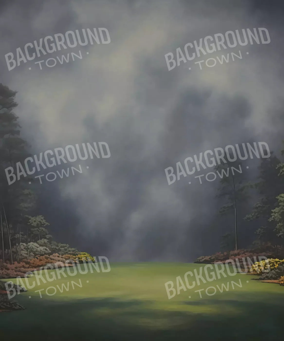 Gray , Green  Backdrop for Photography