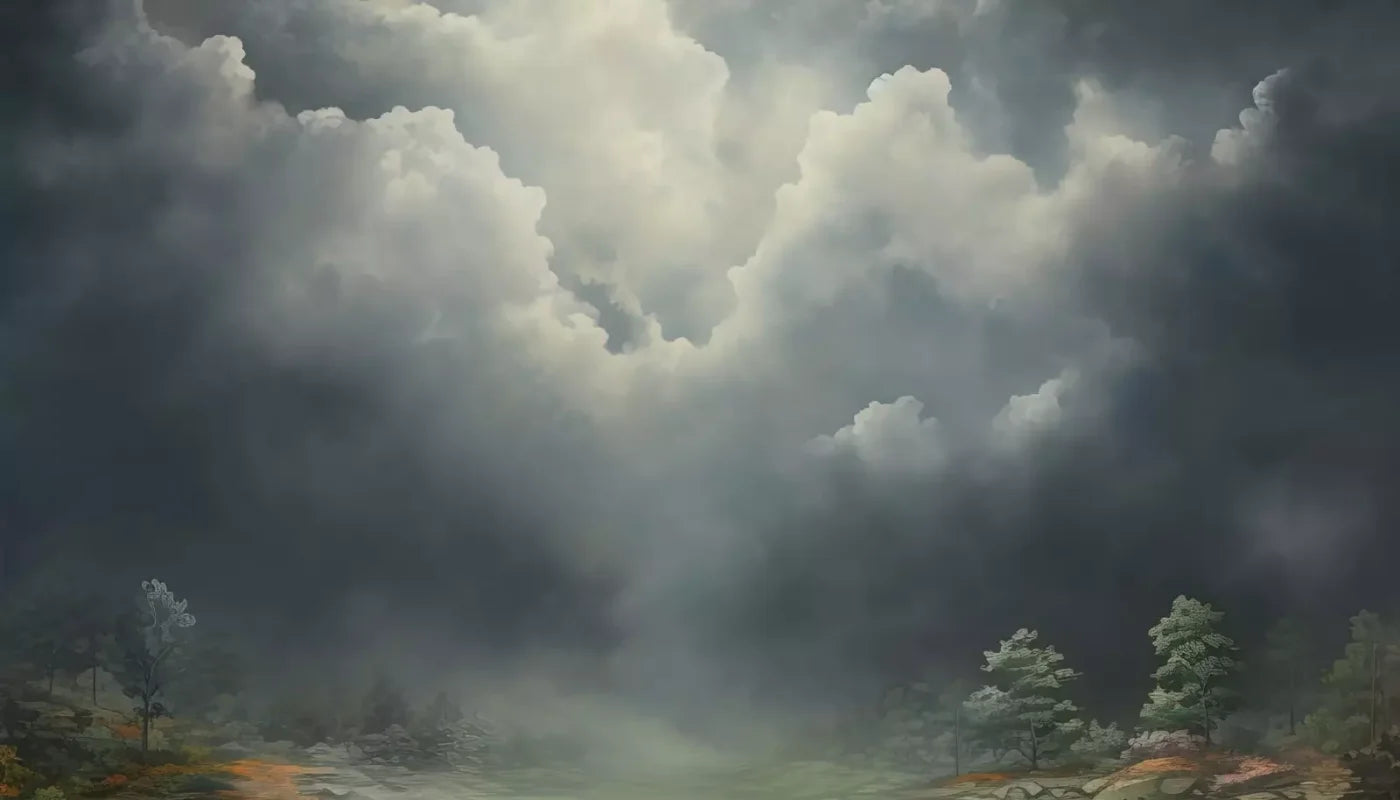 Misty Autumn Valley Ii 14’X8’ Ultracloth (168 X 96 Inch) Backdrop