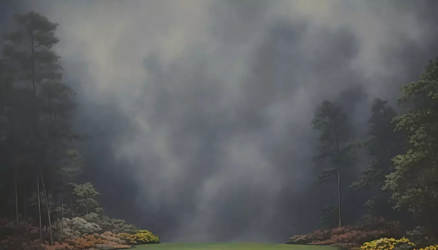 Misty Autumn Valley Iii 14’X8’ Ultracloth (168 X 96 Inch) Backdrop