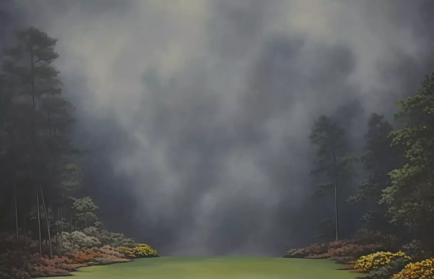 Misty Autumn Valley Iii 14’X9’ Ultracloth (168 X 108 Inch) Backdrop
