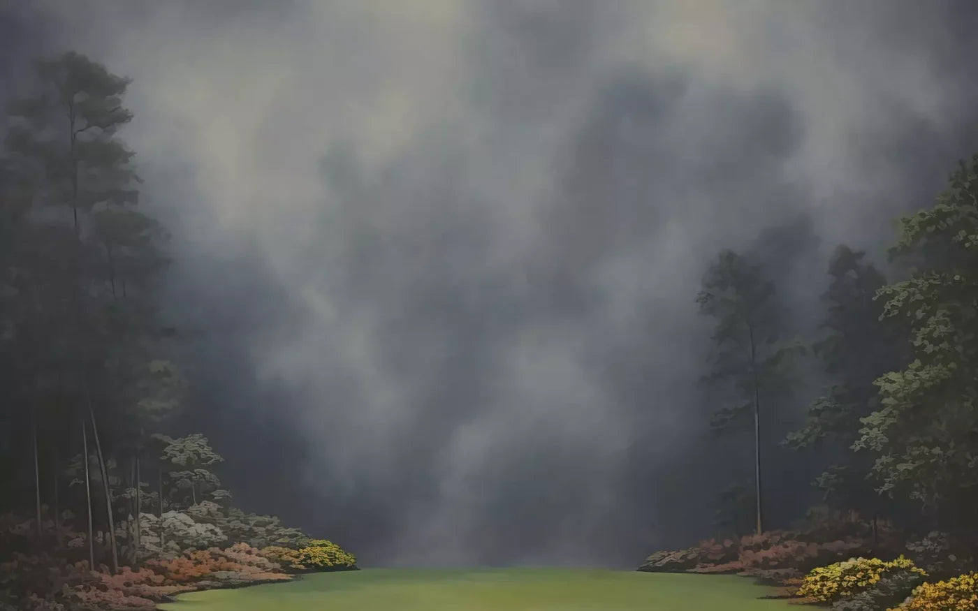 Misty Autumn Valley Iii 16’X10’ Ultracloth (192 X 120 Inch) Backdrop